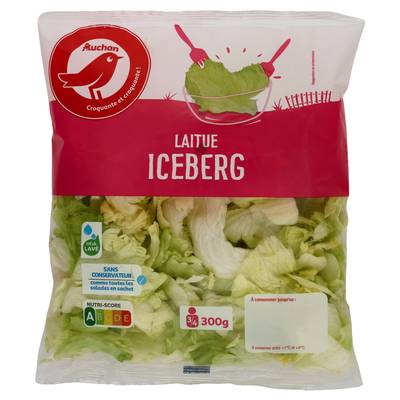 Auchan Laitue Iceberg, 300g
