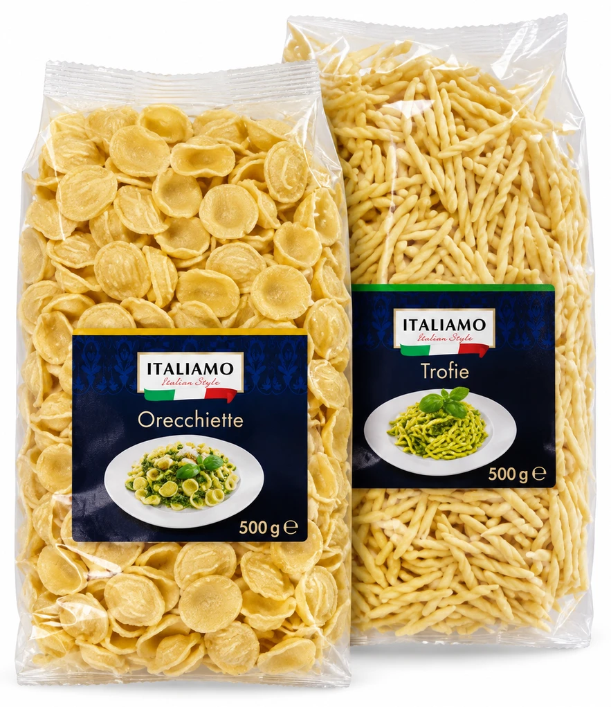 Pâtes orecchiette ou trofie
