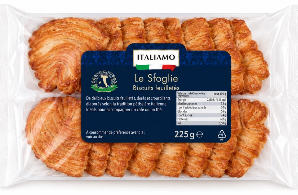 Biscuits feuilletés