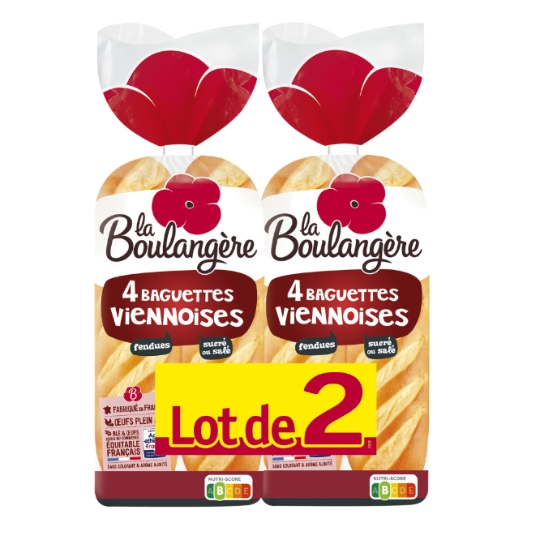 Baguettes viennoises LA BOULANGERE
