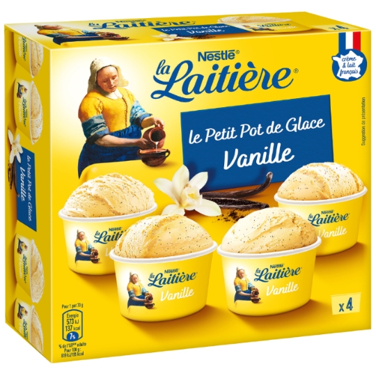Glace en Pot Vanille LA LAITIERE