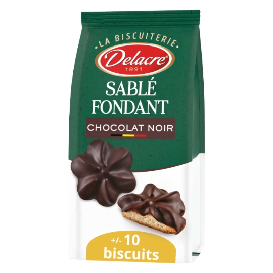 Biscuits Sablés Chocolat Noir DELACRE
