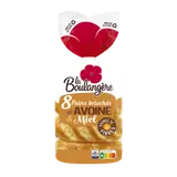 Pains briochés avoine et miel LA BOULANGERE x8 280g
