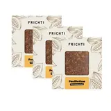 Lot de 3 x Carré de Chocolat Lait & Feuilletine, Frichti (80 g)