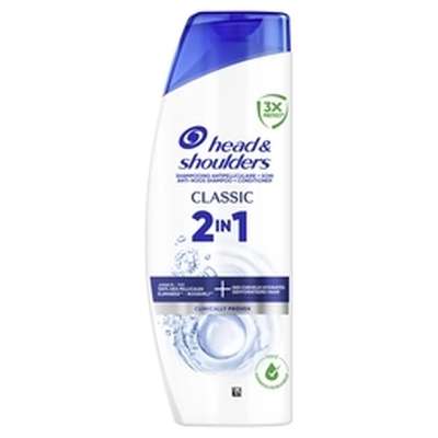 Shampoing 2en1 classic, Head & Shoulders (300 ml)