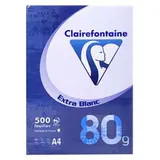 Ramettes feuilles A4 extra blanc - 210 x 295 cm, Clairefontaine (x 500 feuilles)