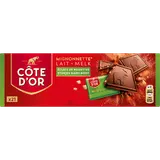Chocolat au lait et éclats de noisettes mignonnettes COTE D'OR - 21x10g boîte de 210g