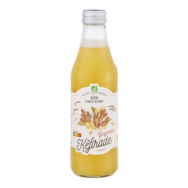 Kéfir d'eau fruits gingembre bio L'ATELIER DU FERMENT 25cl