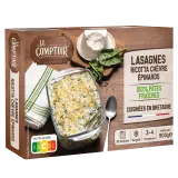 LE COMPTOIR Lasagnes chèvre ricotta épinards