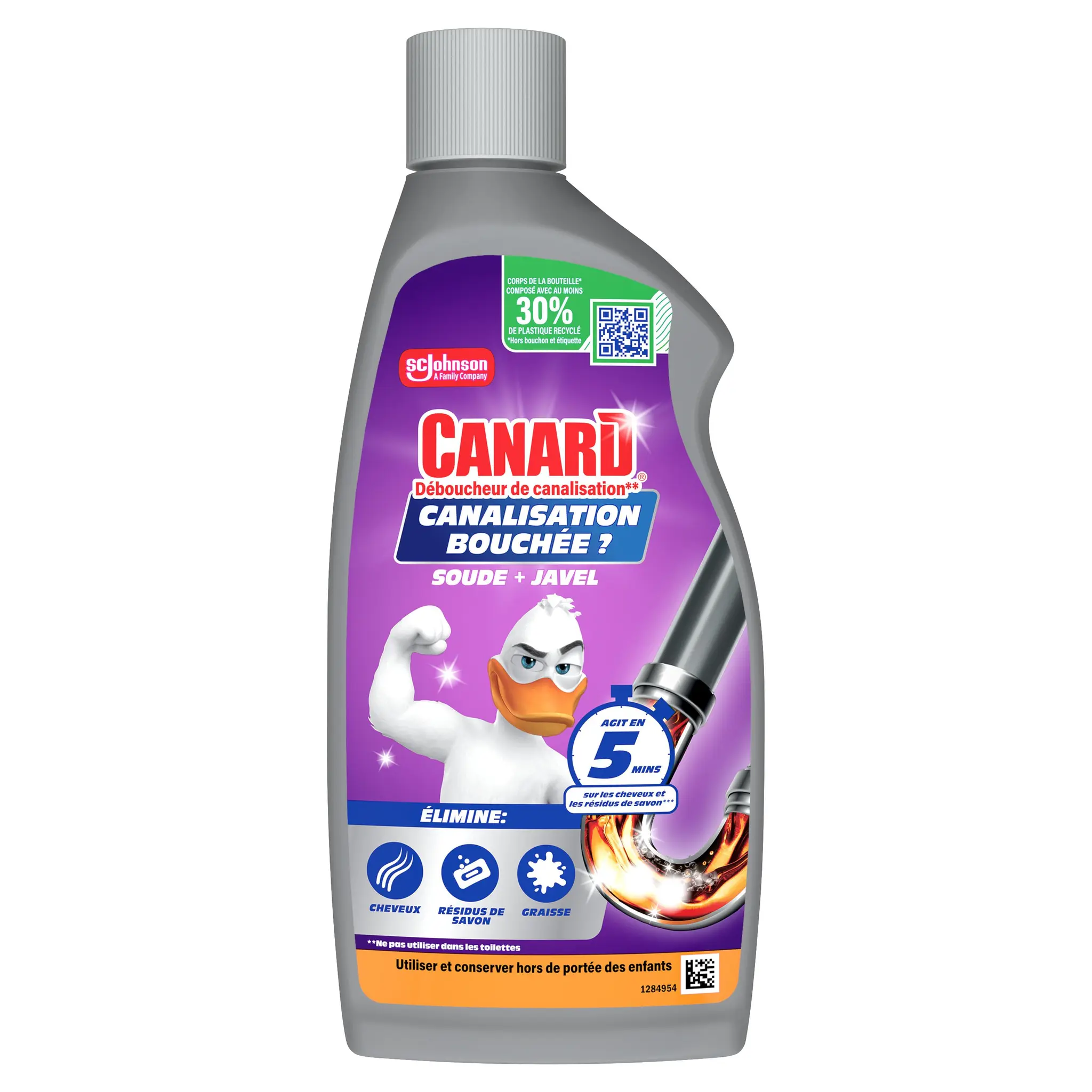 CANARD Gel déboucheur canalisation bouchée