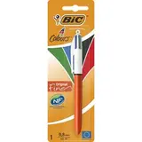 Stylo bille mine rétractable 4 couleurs, Bic