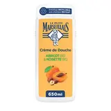 Crème de douche à l'abricot bio et noisette, Le Petit Marseillais (650 ml)