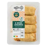 Nems légumes + sauce aigre douce AGIS, 4 pièces, 280g