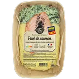 Pavé de saumon frais écrasé de pommes de terre et crème ricotta épinard, 1 part, 300g