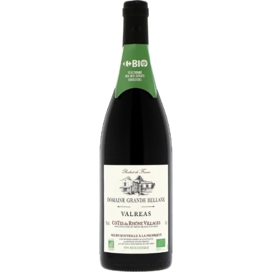 Vin Rouge A.O.P. Côtes-Du-Rhône-Villages Valreas DOMAINE GRANDE BELLANE