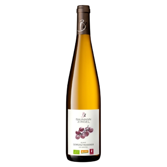 Vin Blanc Alsace Gewurztraminer Les Grappes BAUMANN ZIRGUEL