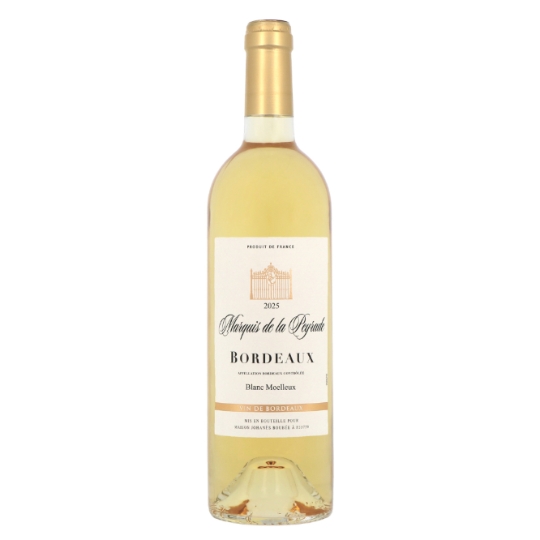 Vin Blanc Moelleux Bordeaux AOC MARQUIS DE LA PEYRADE