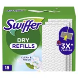 Lingettes Poussières Sèches Propre et Frais pour Balai SWIFFER