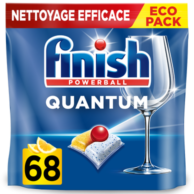 Tablette lave-vaisselle FINISH Quantum citron x68