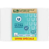 Essuie-tout blanc compact x6 = 12 rouleaux