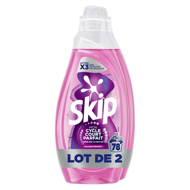 Lessive SKIP MCCP couleur 78 lavages 2x1,482L