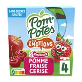 POM'POTES amoureux, gourdes 4x90g