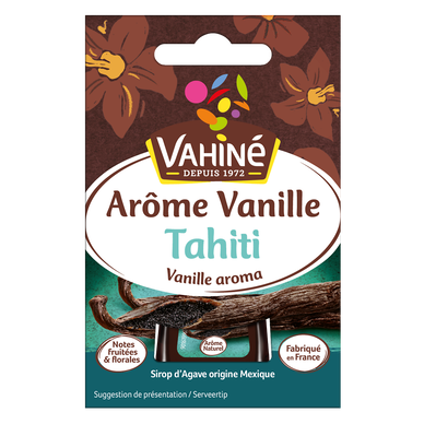 Arôme naturel de vanille de Tahiti VAHINE, flacon de 20ml