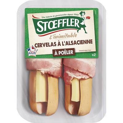 Stoeffler Cervelas à l'Alsacienne à Poêler, 2x140g