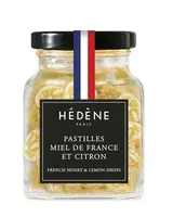 Pastilles au miel de France et citron, Hédène (60 g)