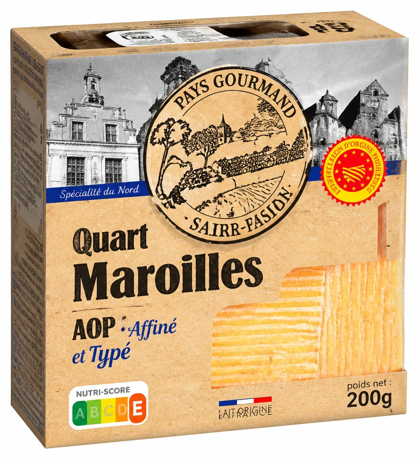 Quart Maroilles AOP Pays Gourmand