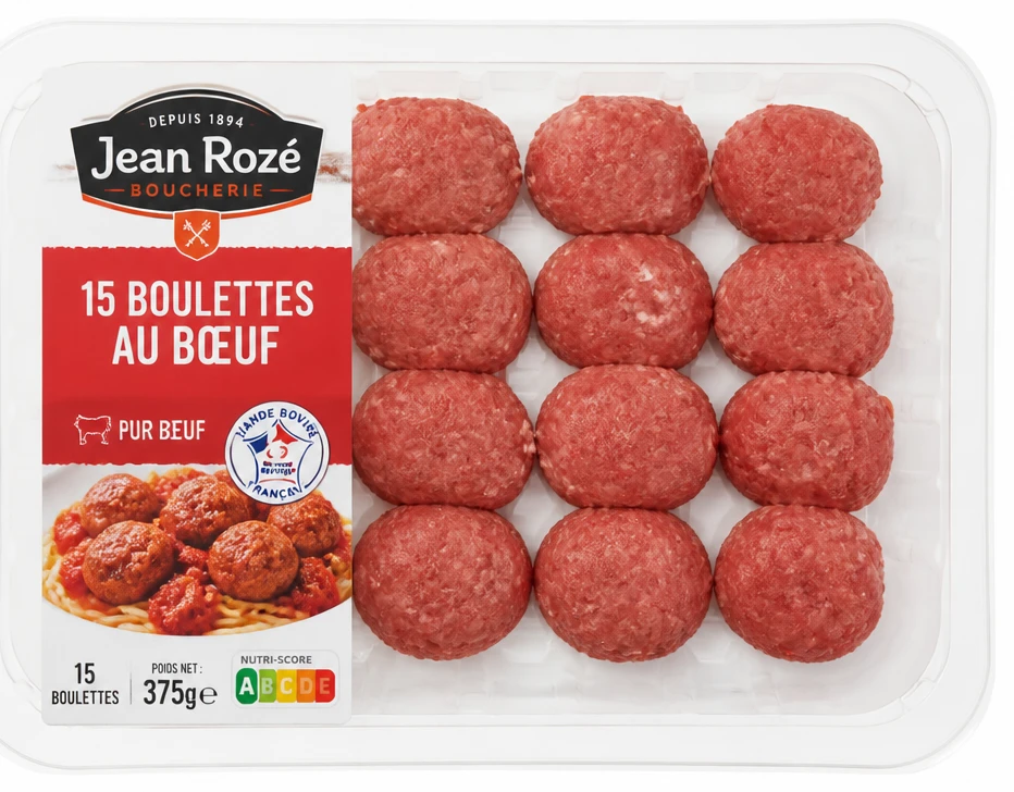 15 boulettes au bœuf