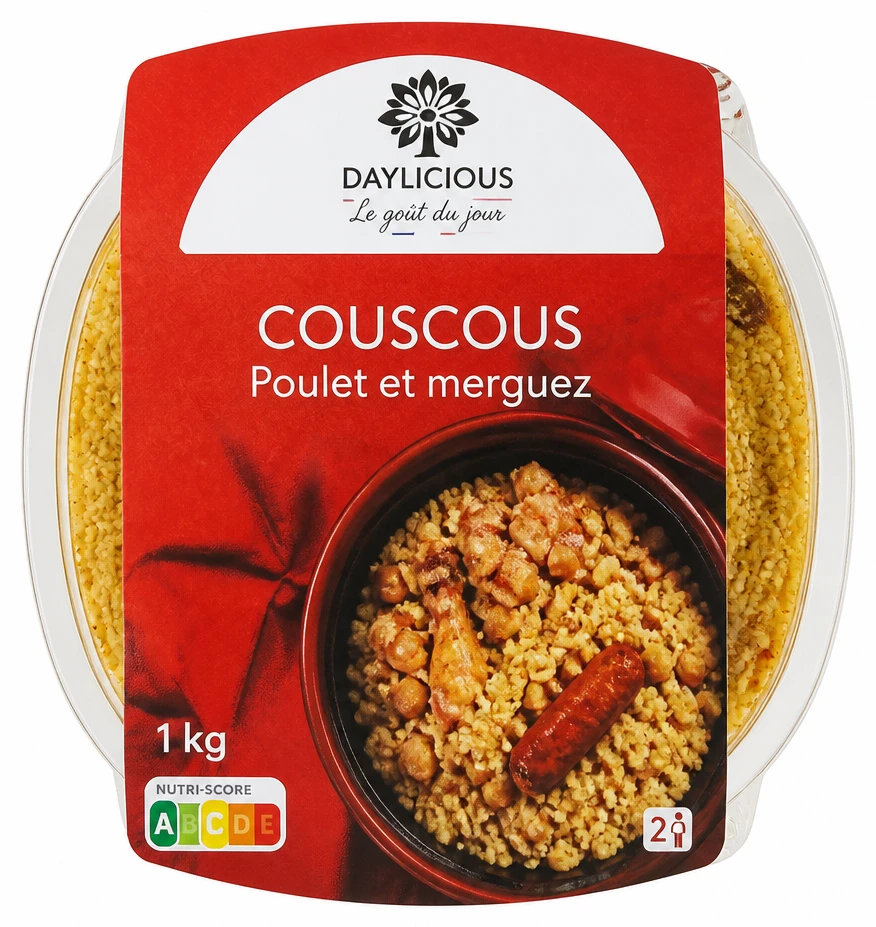 Daylicious Couscous Poulet et merguez