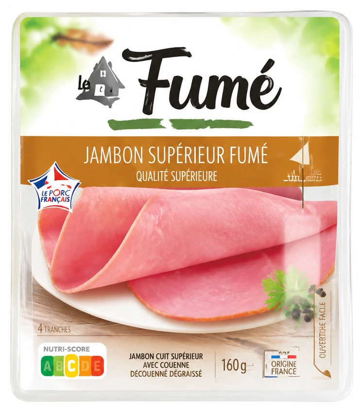 Jambon supérieur fumé