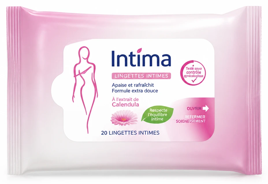 Intima 20 Lingettes Intimes