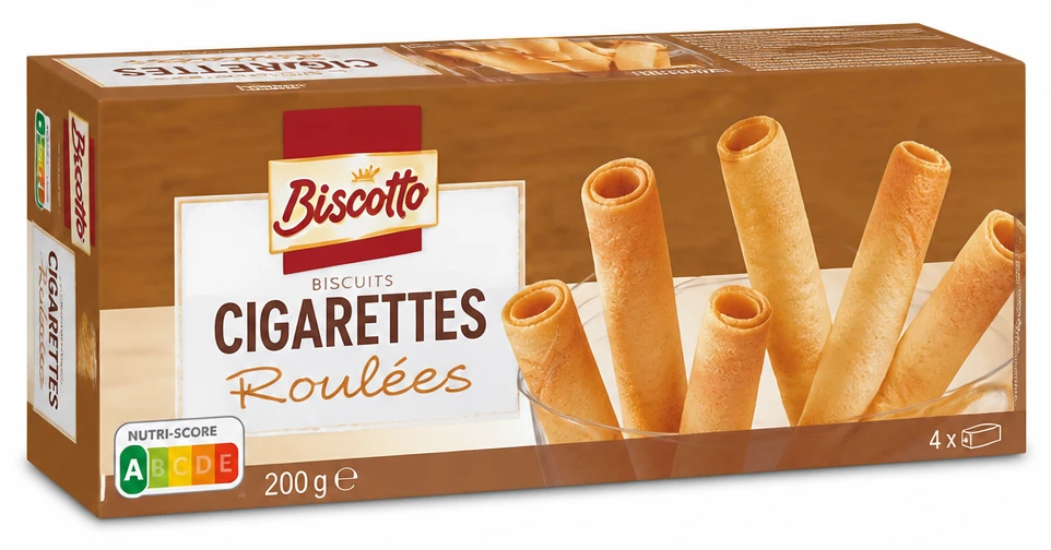 Biscuits Cigarettes Roulées