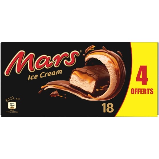 Barres Glacées Chocolat Caramel MARS