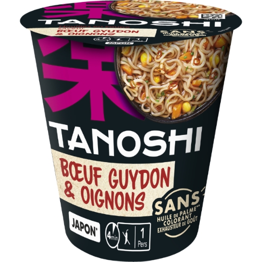 Nouilles Instantanées Saveur Bœuf Gyudon TANOSHI