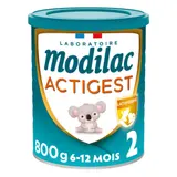 Lait bébé en poudre 2ème âge Dès 6 Mois Actigest Lf+ 2 MODILAC