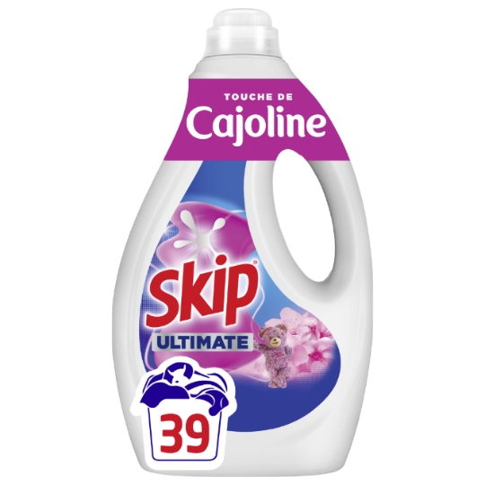 Lessive Liquide Ultimate Touche de Cajoline 39 Lavages SKIP