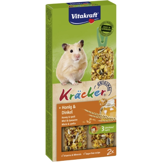 Friandises pour Rongeurs Kräcker Miel & Epeautre pour Hamsters VITAKRAFT