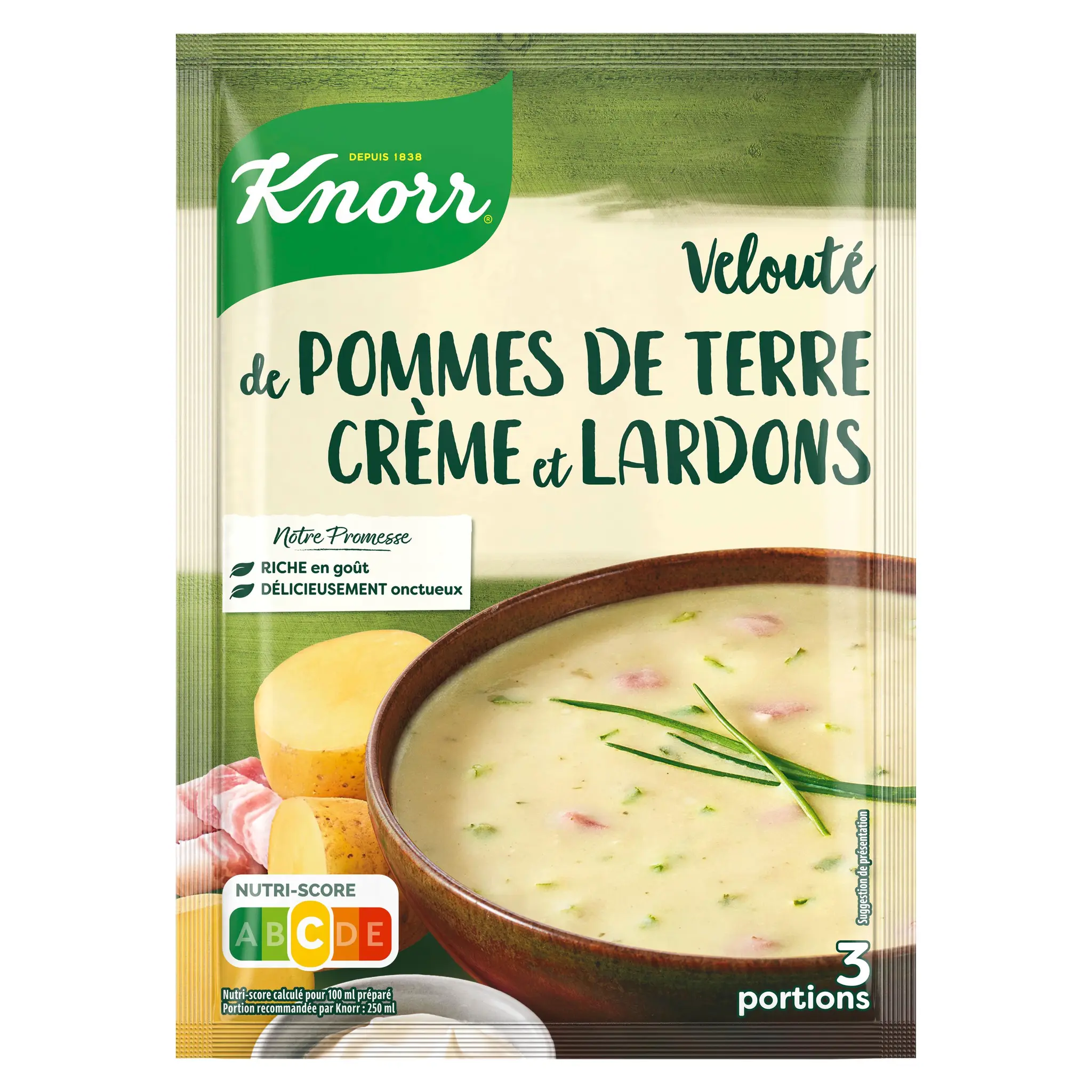 KNORR Soupe déshydratée pommes de terre et lardons