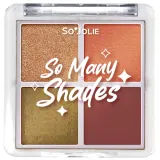 SO JOLIE So Many Shades Palette 4 fards à paupières natural