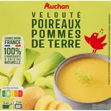 Auchan Velouté poireaux pommes de terre Soupe liquide en brique individuelle, 2x30cl