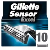 Gillette Sensor Lames de rasoir Sensor Excel, 10  lames