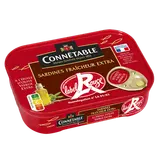 Sardines à l'huile d'olive vierge extra Label Rouge - CONNÉTABLE - 135g