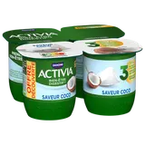 Yaourts coco bifidus ACTIVIA - 4x125g
