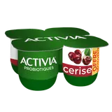 Yaourts aux fruits bifidus cerise ACTIVIA - 4x125g