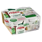 Fromage Blanc Faisselle nature au lait de chèvre RIANS - 4 pots de 100g