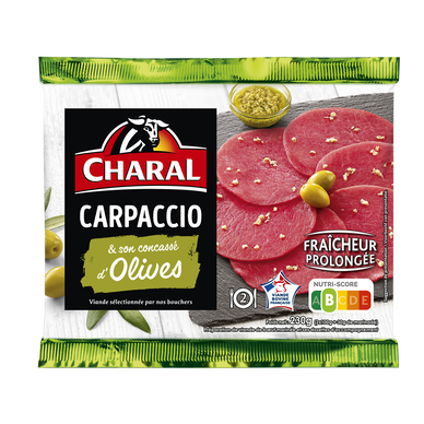 Carpaccio et son concassé d'olives CHARAL - 230g