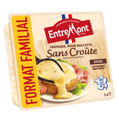 Fromage à Raclette sans croûte ENTREMONT - 700g